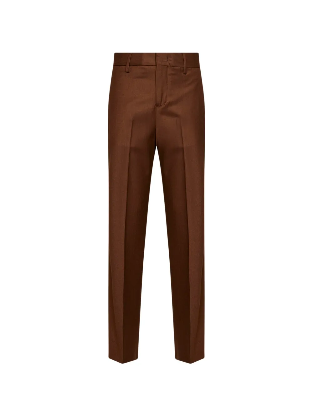 Briglia 1949 pressed-crease straight-leg trousers Bruin