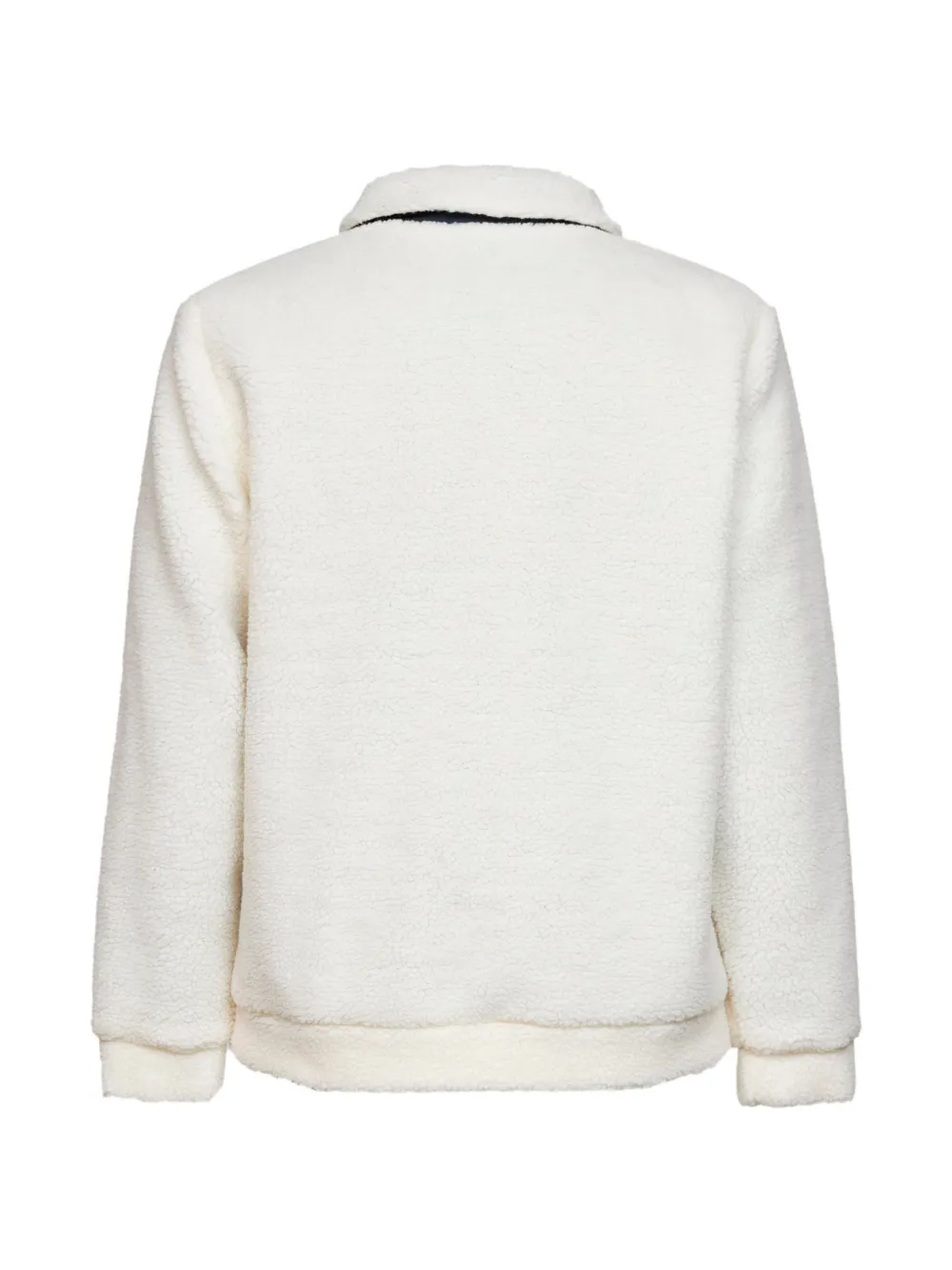 MC2 Saint Barth logo-patch quarter-zip sweater Beige