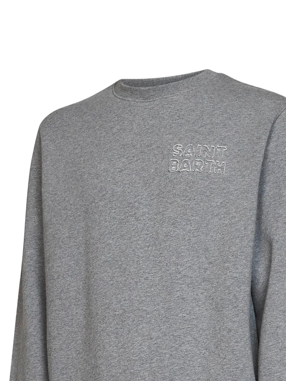 MC2 Saint Barth embroidered Saint Barth sweatshirt Grijs