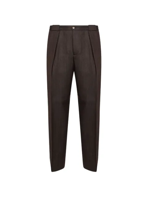 Briglia 1949 pleated virgin wool trousers