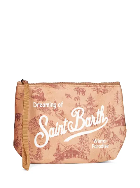 MC2 Saint Barth Aline Toile de Jouy-print clutch bag