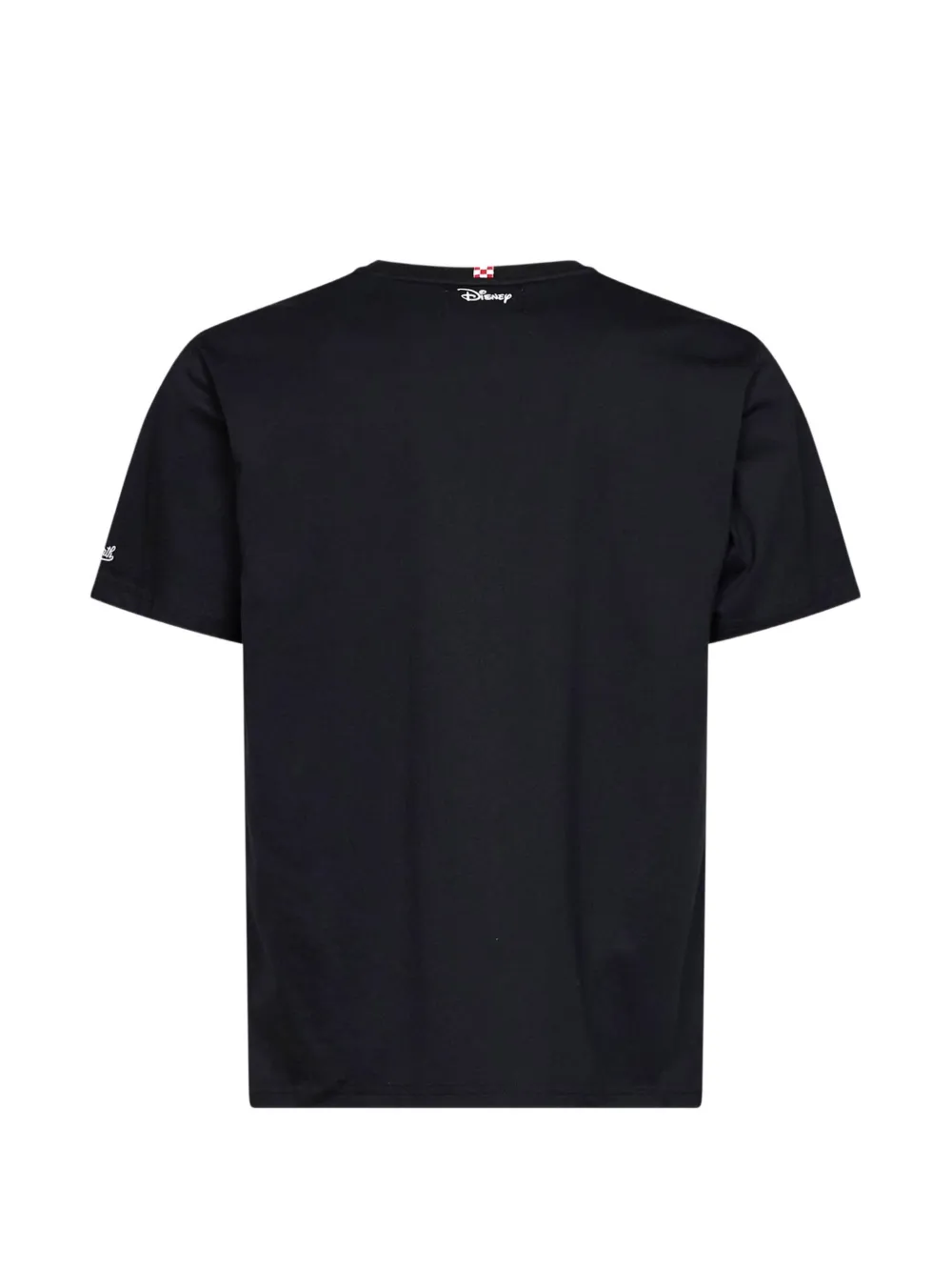 MC2 Saint Barth black Arnott cotton t-shirt with Only Cash embroidery | Special edition Zwart
