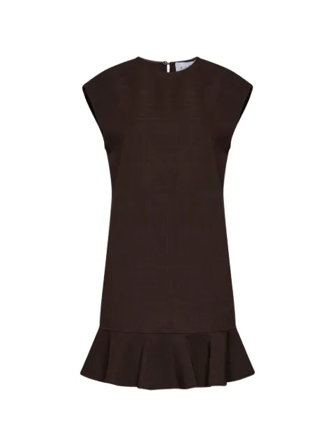 kaos ruffled sleeveless mini dress