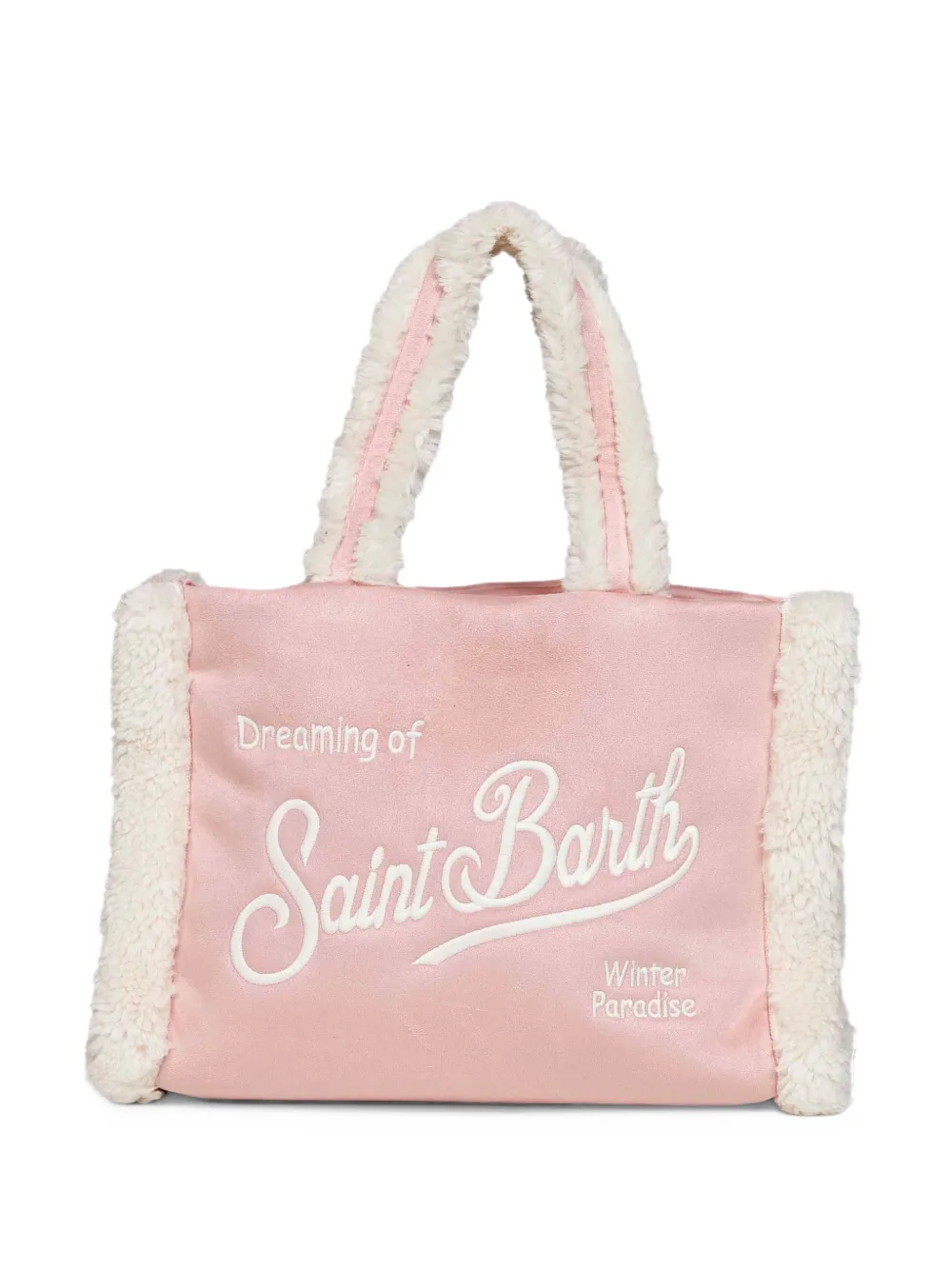MC2 Saint Barth Colette shearling bag Roze