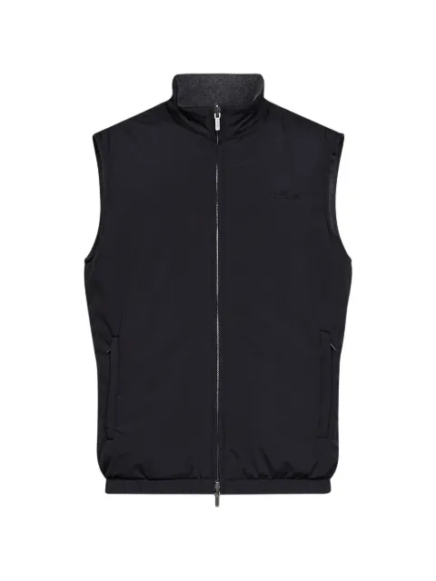 MC2 Saint Barth logo-embroidered padded gilet