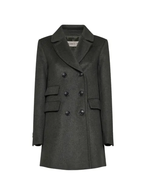 Blanca Vita double-breasted A-line coat
