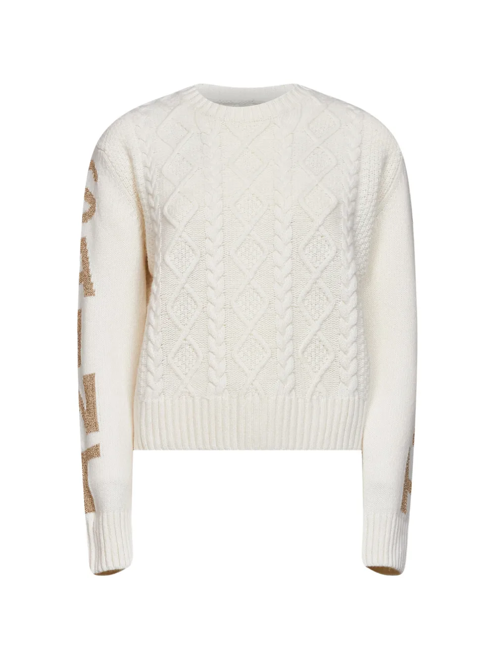 MC2 Saint Barth cable-knit sweater Wit