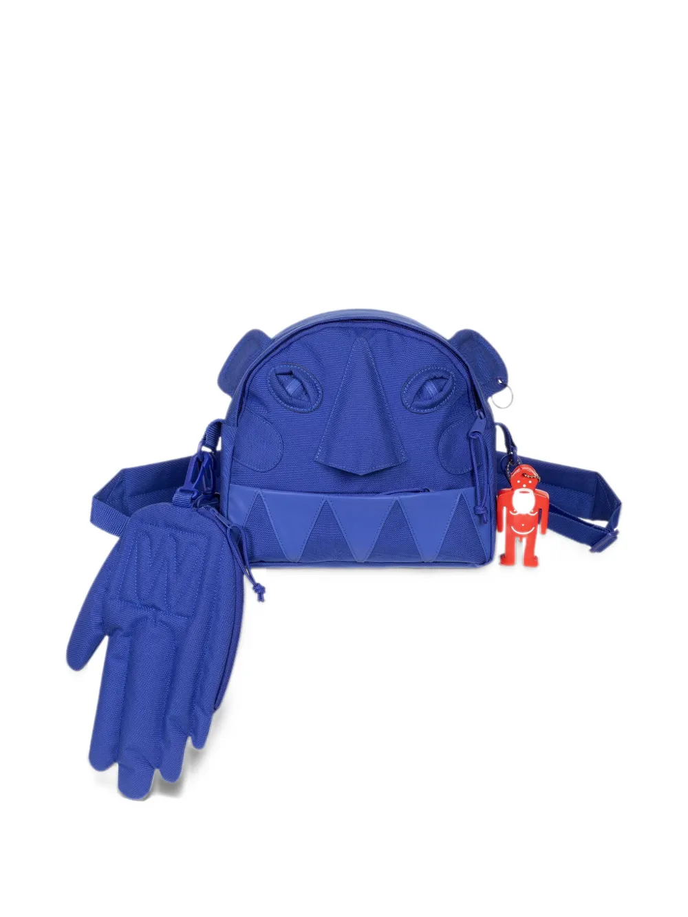 Eastpak x Walter Van Beirendonck mini Walter face-motif clutch bag - Blu