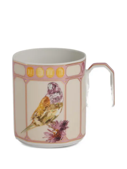 Rosenthal x Swarovski Idyllia bird-print mug