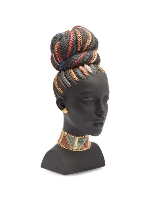 Lladró braided-hair sculpture