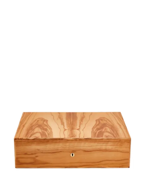Elie Bleu polished olive wood humidor