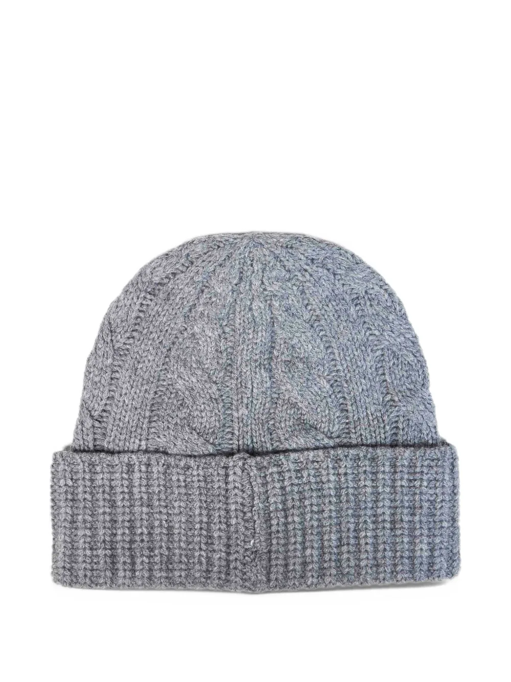 MC2 Saint Barth cable-knit beanie hat Grijs