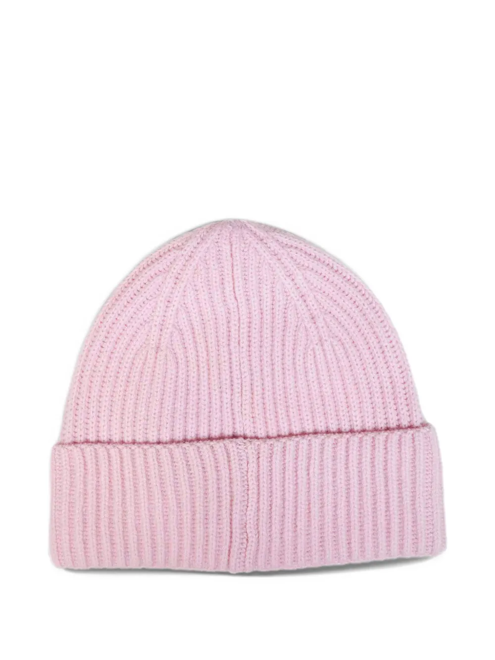 MC2 Saint Barth embroidered rib-knit beanie hat Roze