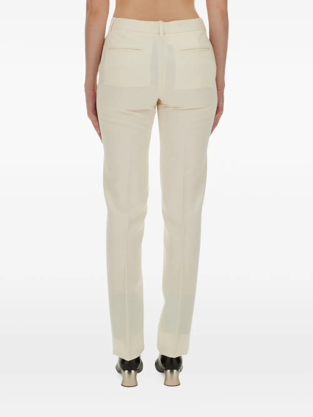 Jil Sander straight-leg trousers Geel