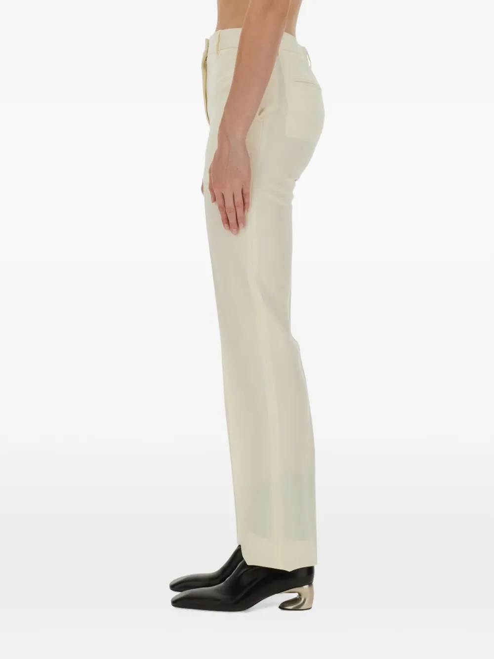Jil Sander straight-leg trousers Geel