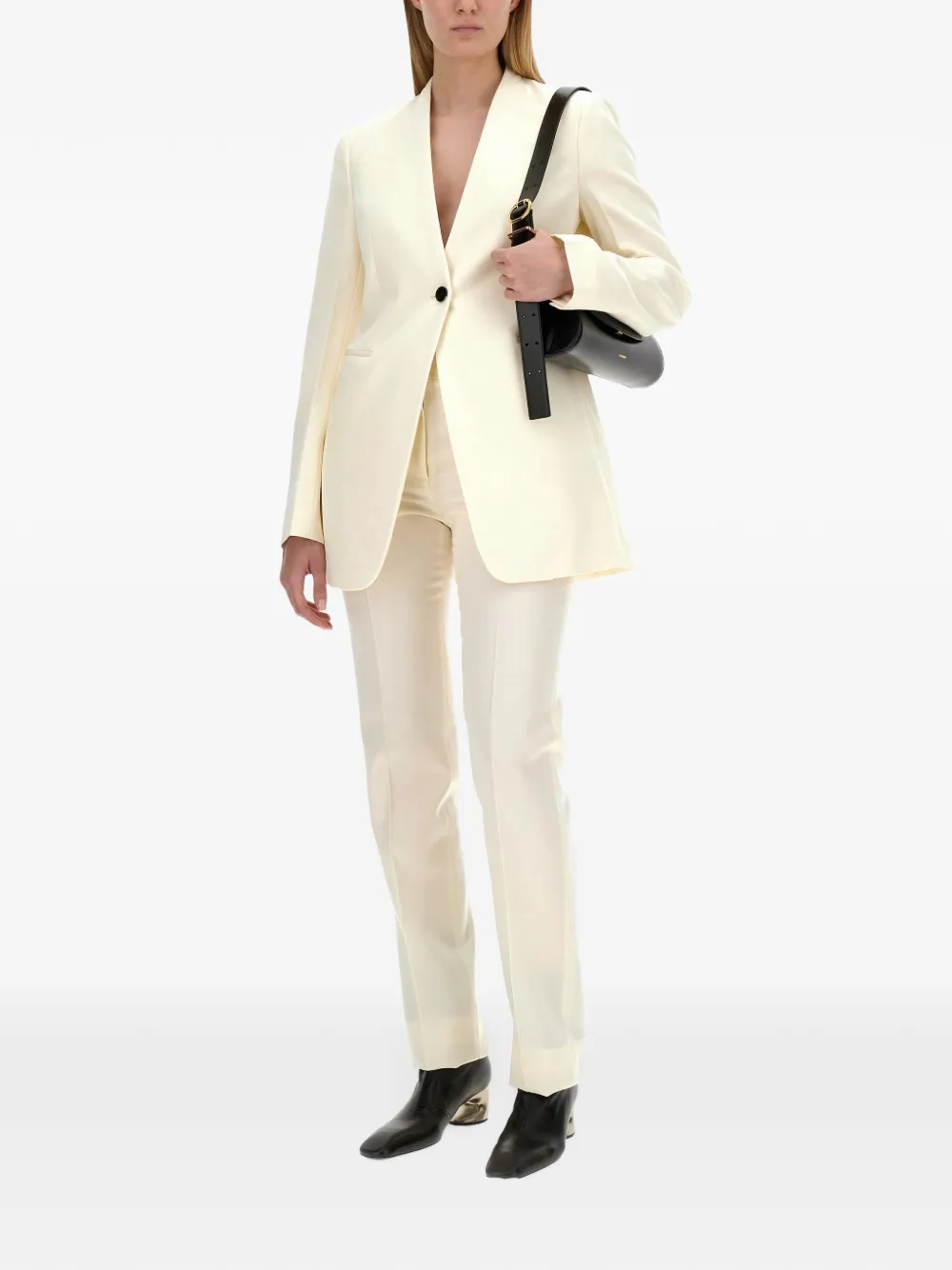 Jil Sander straight-leg trousers Geel