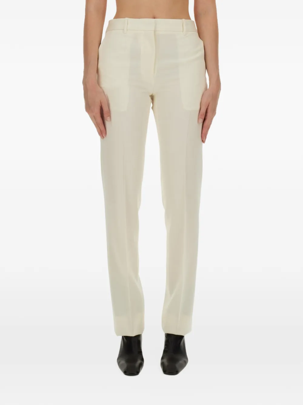 Jil Sander straight-leg trousers Geel