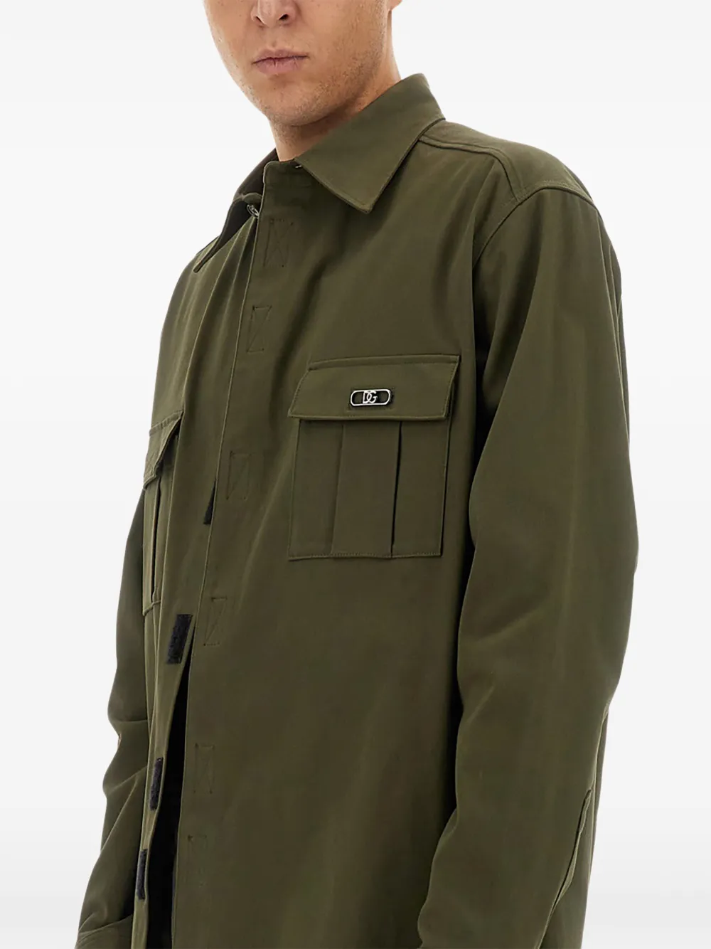 Dolce & Gabbana cotton shirt Groen