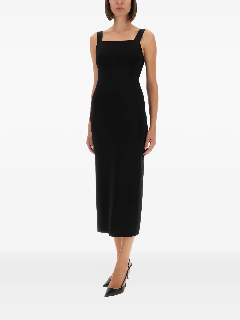 KHAITE Dixi midi dress - Black