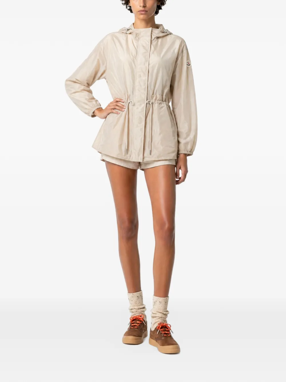 Moncler GIACCA IMPERMEABILE WETEAU Beige