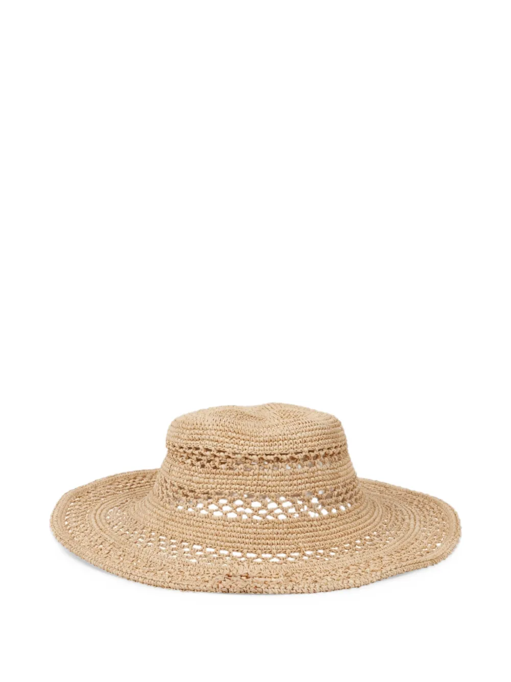 Ruslan Baginskiy straw bucket hat Beige