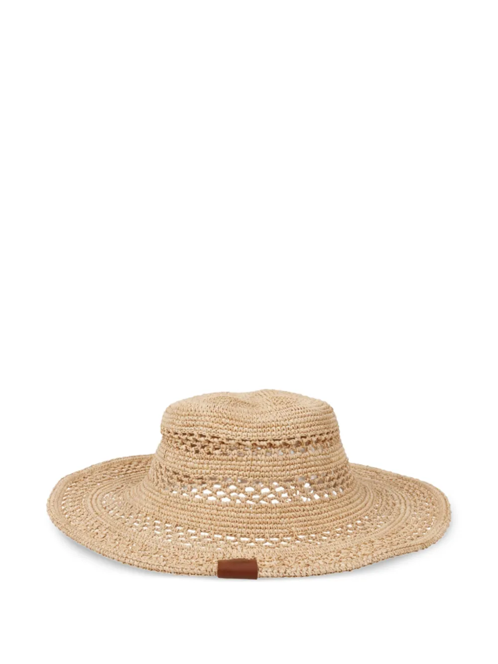 Ruslan Baginskiy straw bucket hat Beige