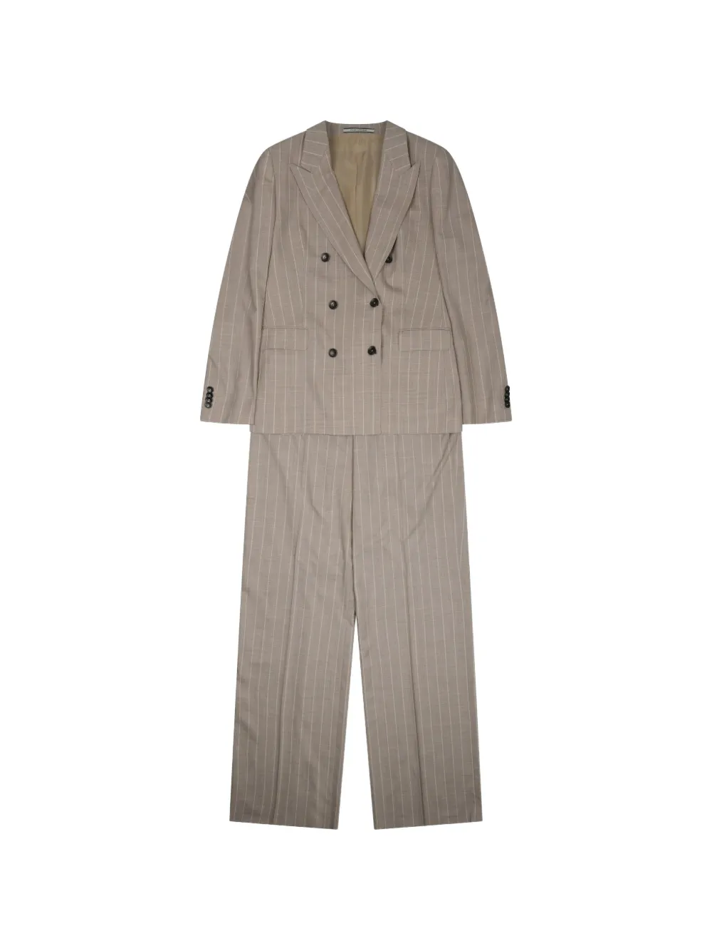 Tagliatore pinstriped double-breasted suit - Grigio