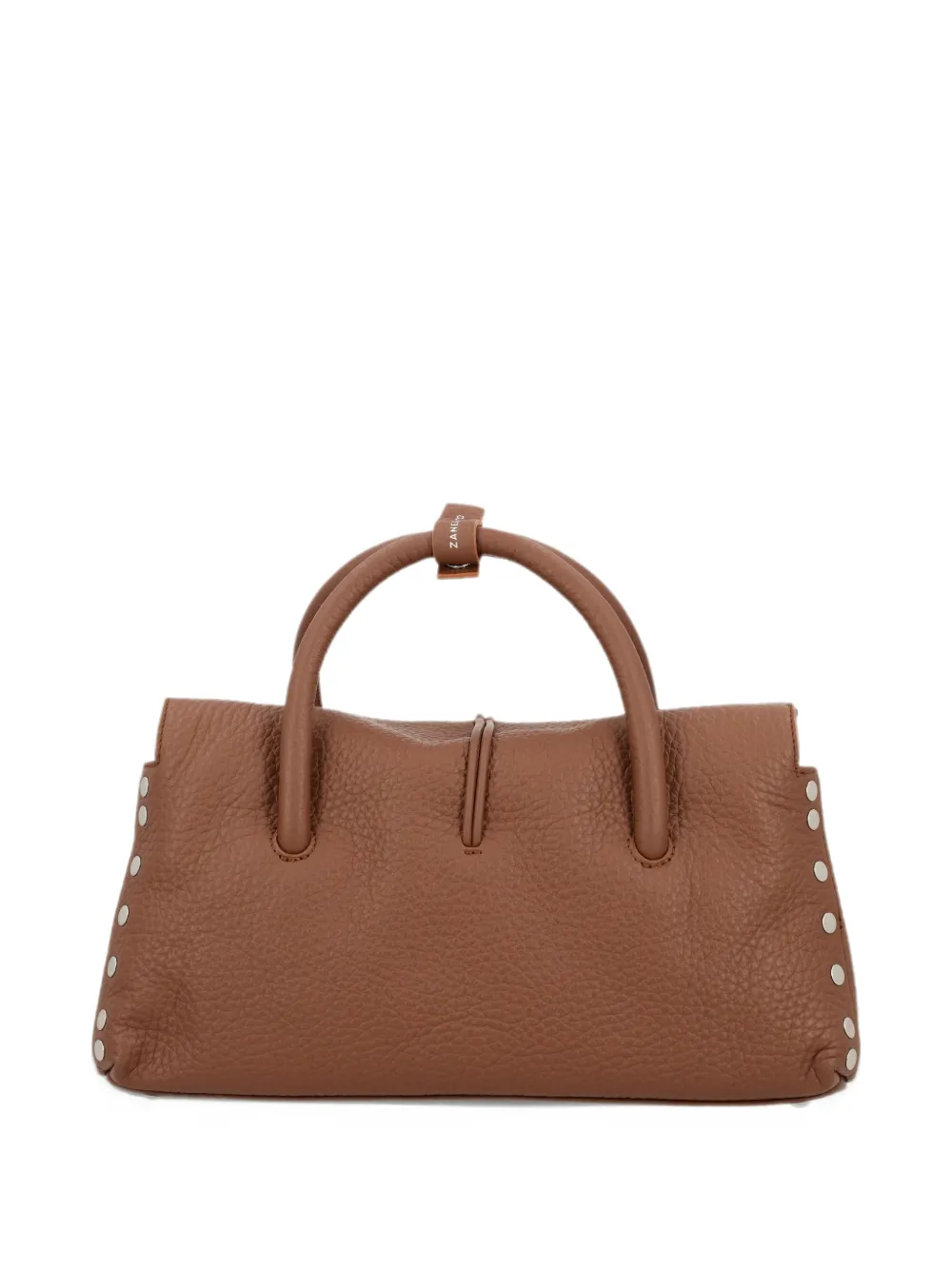 Zanellato s Dotta studded shoulder bag Bruin