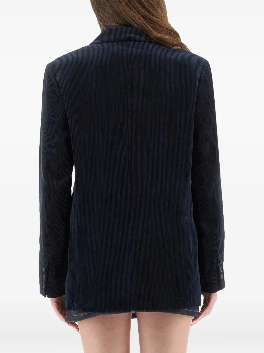 A.P.C. corduroy blazer Blauw