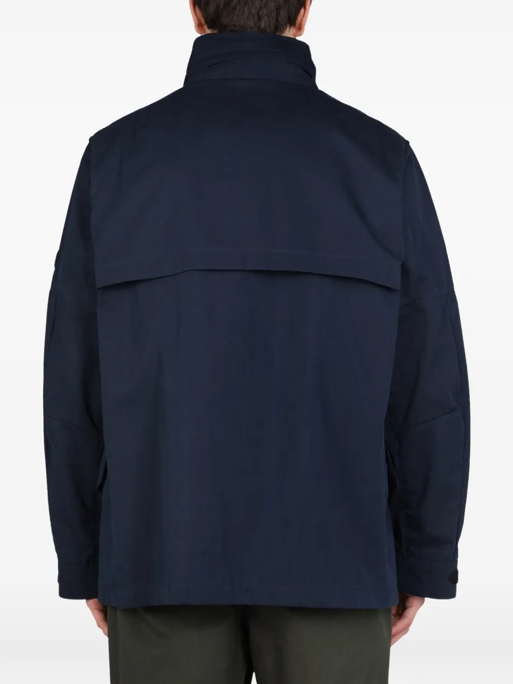 Lardini high-neck utility parka Blauw