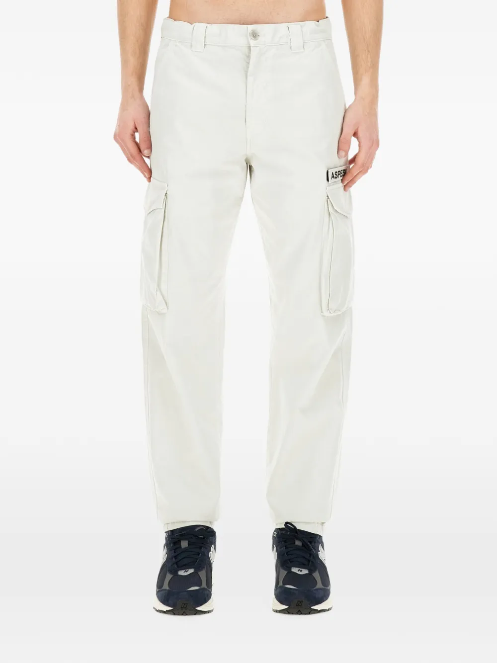 ASPESI cargo cotton trousers Beige