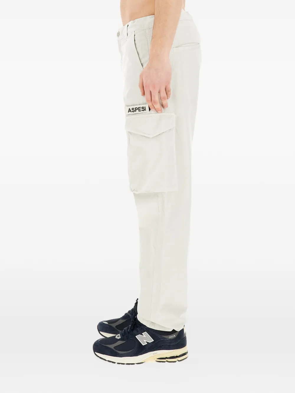 ASPESI cargo cotton trousers Beige