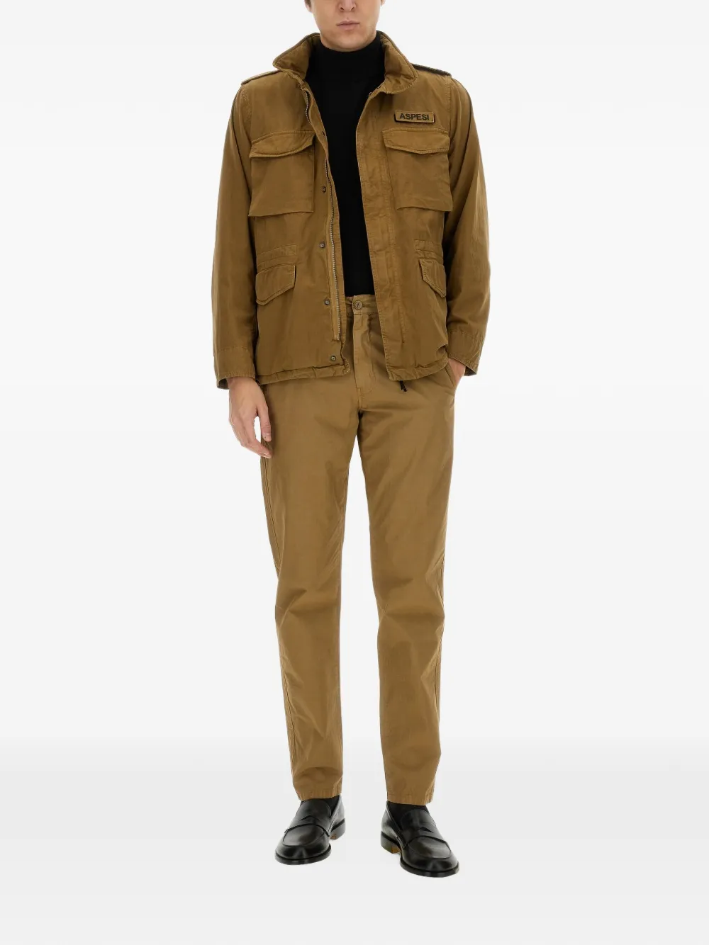 ASPESI poplin chino trousers Beige