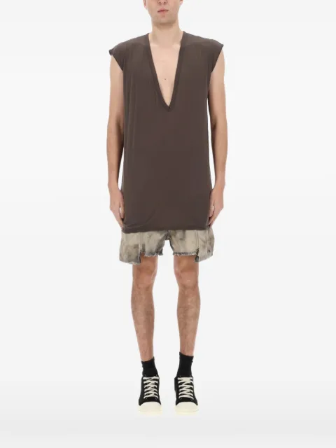 Rick Owens DRKSHDW GREY COTTON T-SHIRT