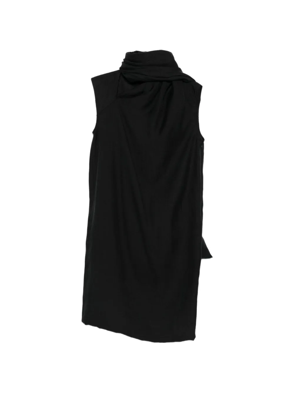 TOTEME scarf midi dress Zwart