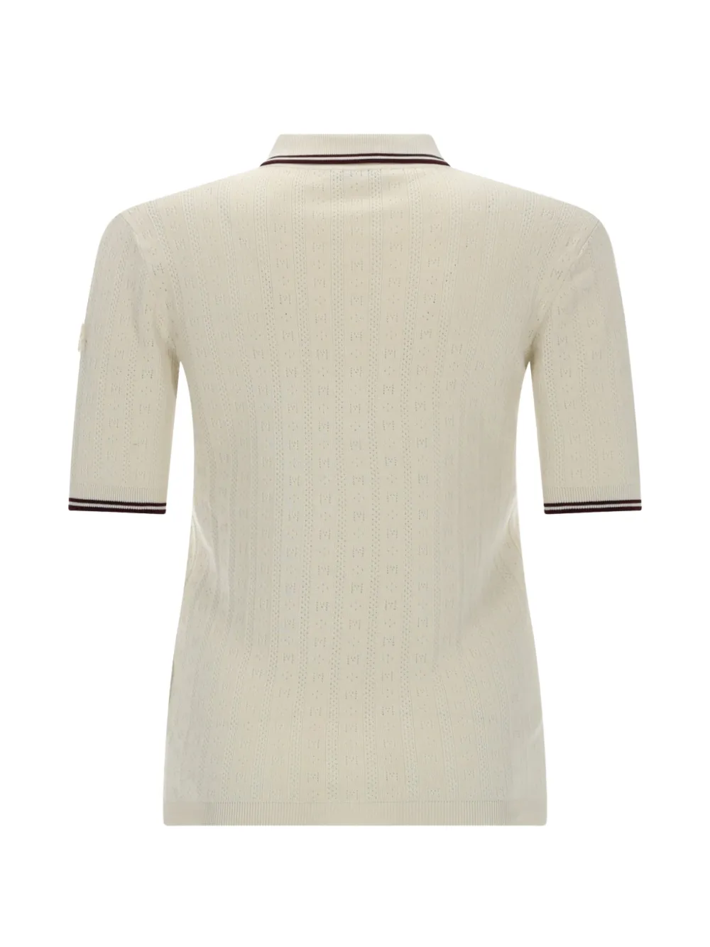 Moncler cotton polo shirt Beige