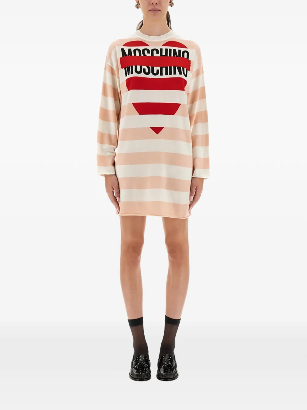 MOSCHINO JEANS wool mini dress Beige
