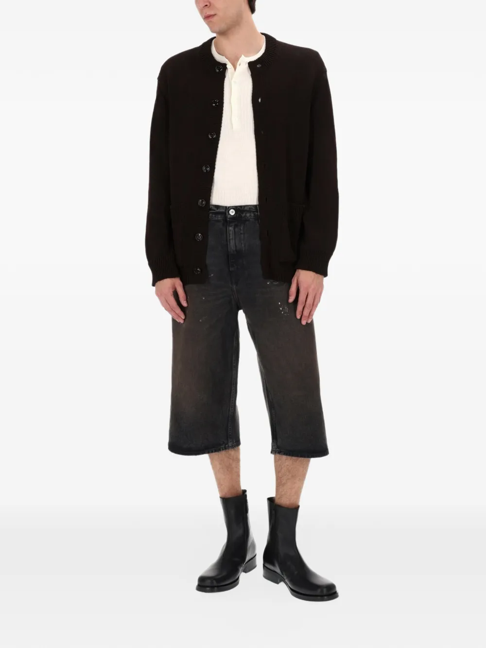 OUR LEGACY Capri Cut shorts Zwart