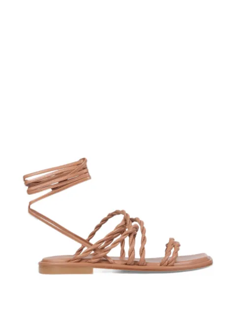 Stuart Weitzman Calypso braided-strap sandals
