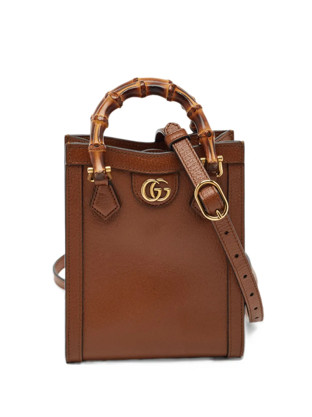 Gucci Pre-Owned mini Diana bamboo-handle tote bag Bruin
