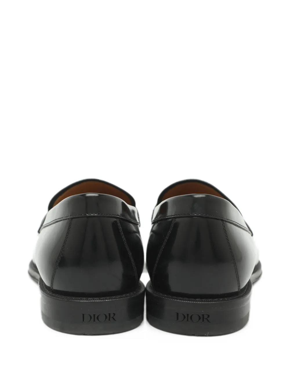 Christian Dior Pre-Owned Granville CD logo-plaque loafers - Noir