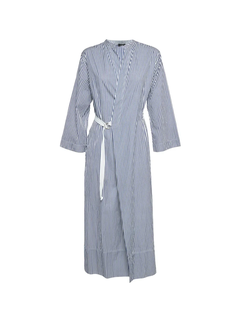 JOSEPH Abito midi Laury a righe e portafoglio - Blu