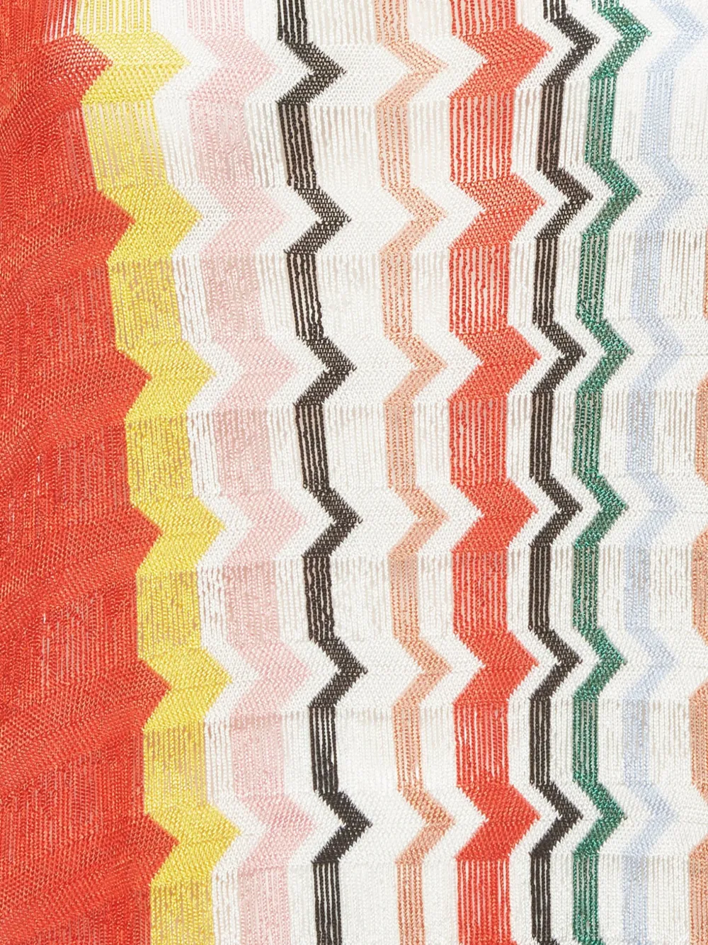 Missoni Pre-Owned stripe open-knit beach cover-up - Multicolore