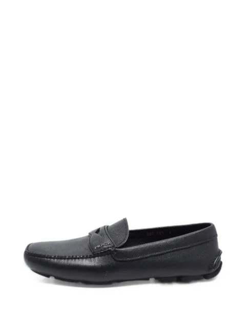 Prada Pre-Owned Saffiano leather loafers