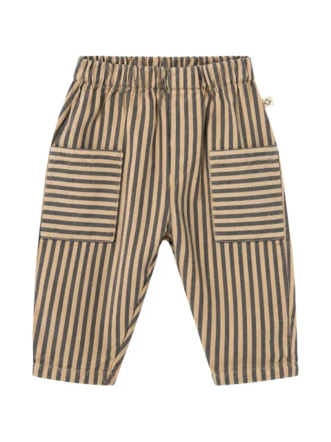 Cozmo Nepal striped twill trousers