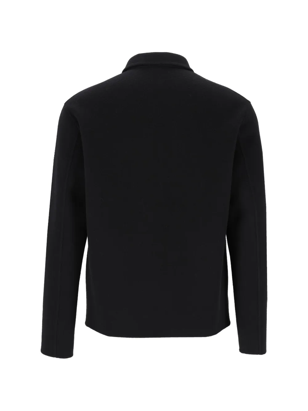 Hevo shirt-collar zip-up jacket Zwart