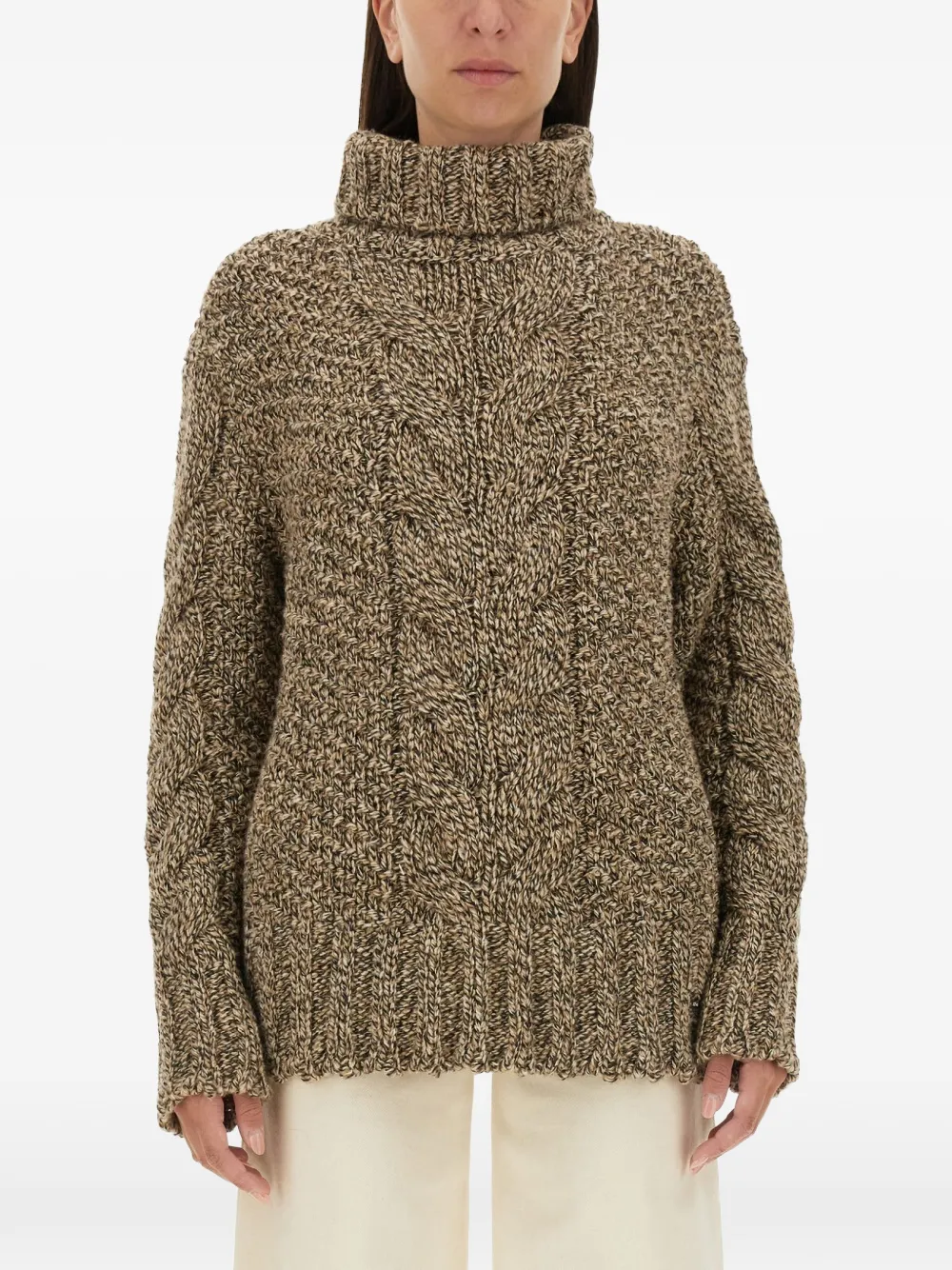 Kiton cable-knit sweater Bruin