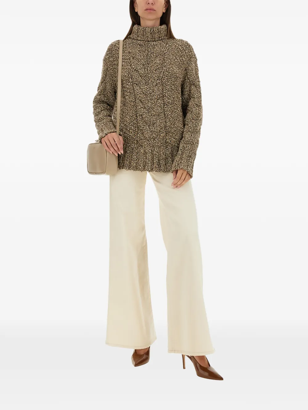 Kiton cable-knit sweater Bruin