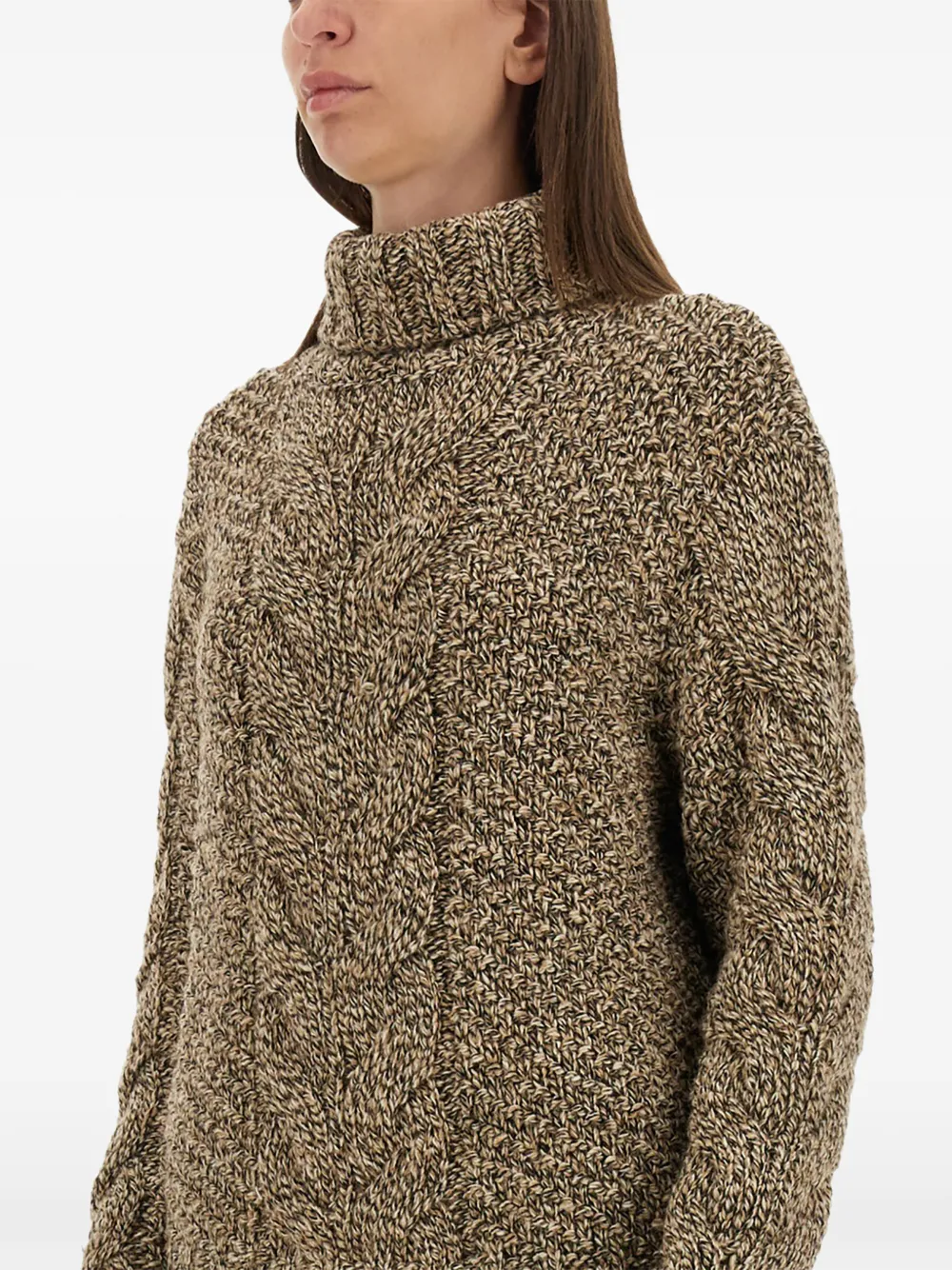 Kiton cable-knit sweater Bruin