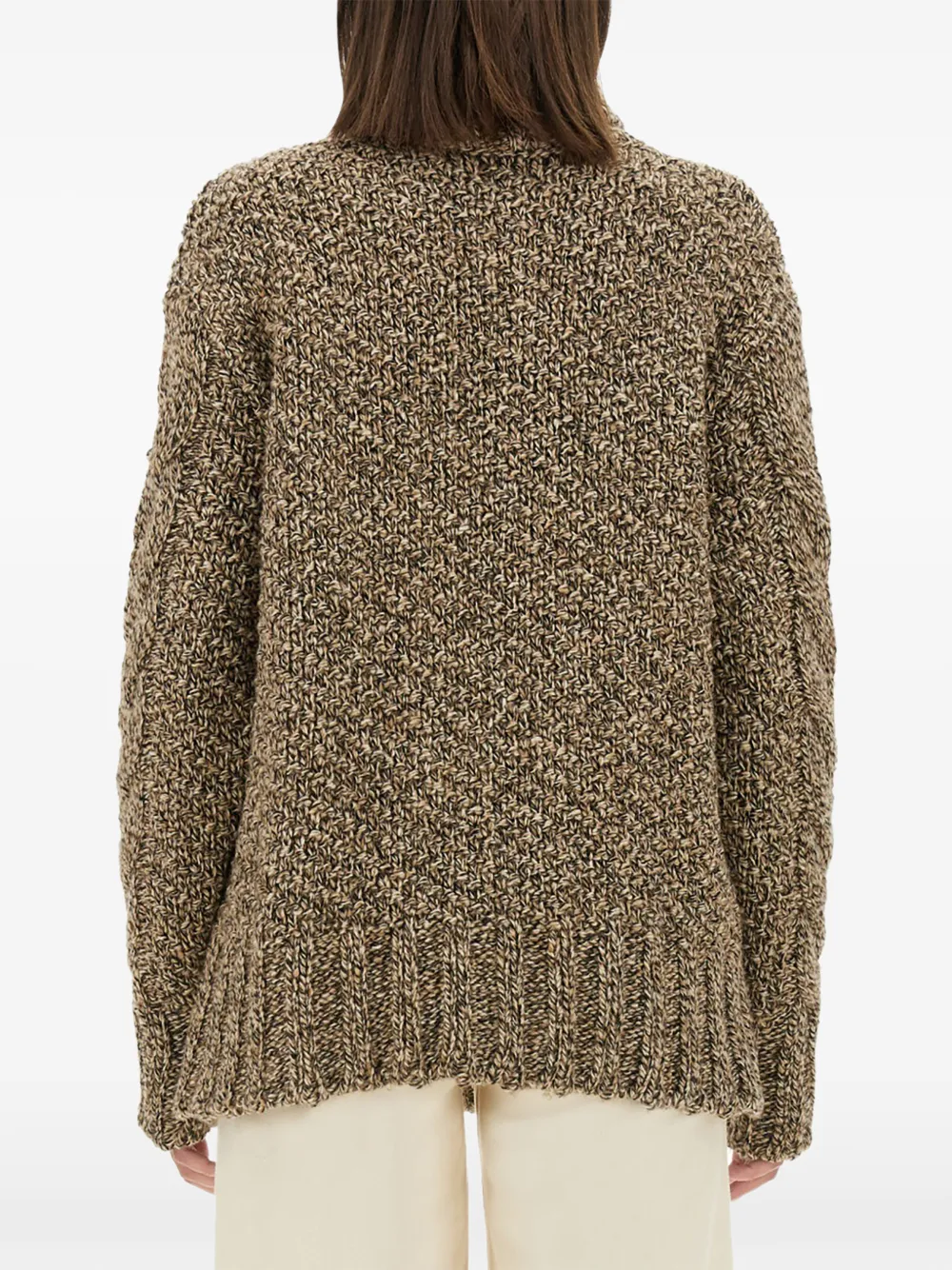 Kiton cable-knit sweater Bruin
